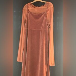 90s inspired velvet dress set